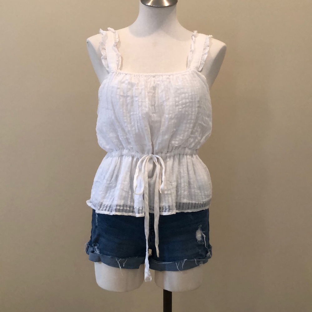 Francesca’s sleeveless blouse